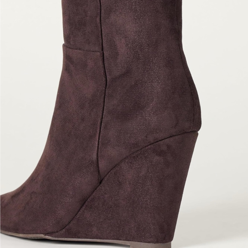 The Drop Women's Geralda Tall Wedge Boot Classic - Picture 5 of 6